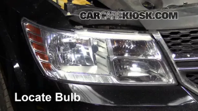2011 Dodge Journey Mainstreet 3.6L V6 FlexFuel Luces Faro delantero (reemplazar foco)